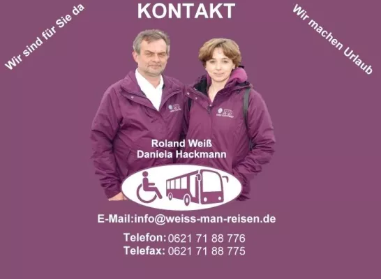 Bild: Weiss-man-reisen.de Bus - Reisen für Menschen mit Handicap.