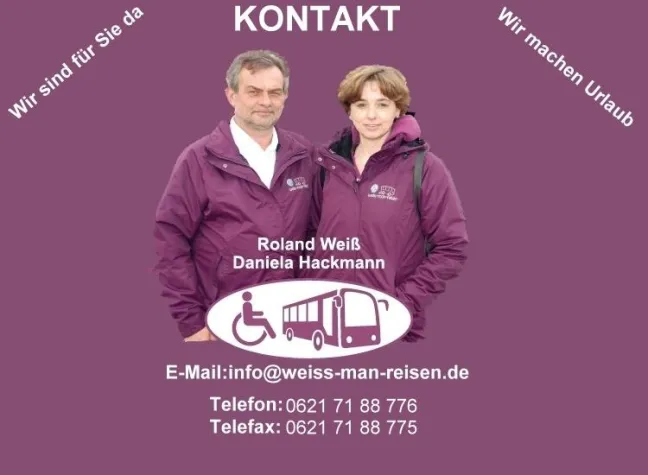 Bild: Weiss-man-reisen.de Bus - Reisen für Menschen mit Handicap.