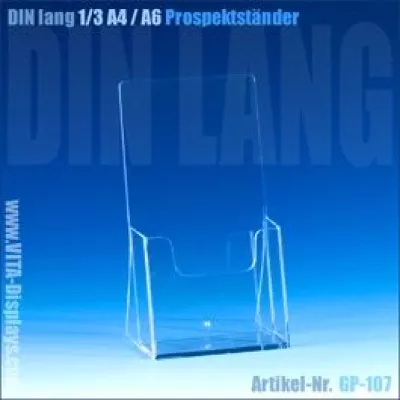 Bild: Flyerständer von VITAdisplays® - Stellen Sie Ihr Werbematerial in den Mittelpunkt
