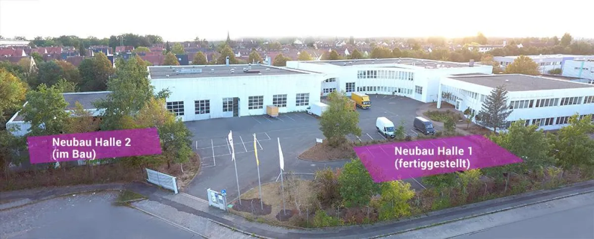 Der Gewerbepark in Nürnberg an der Gutenstetter Straße