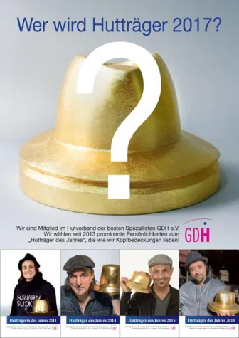 Wer wird „Hutträger des Jahres 2017“? Bild: Wer wird „Hutträger des Jahres 2017“?