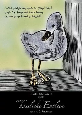 Bild: Beate Sarrazin inszeniert "Das hässliche Entlein". Am 27.07.2014 im Theater Anderswo