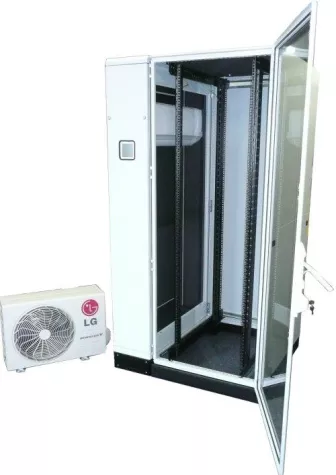Rittal Serverschrank mit Klimaanlage nachrüsten Bild: Rittal Serverschrank mit Klimaanlage nachrüsten