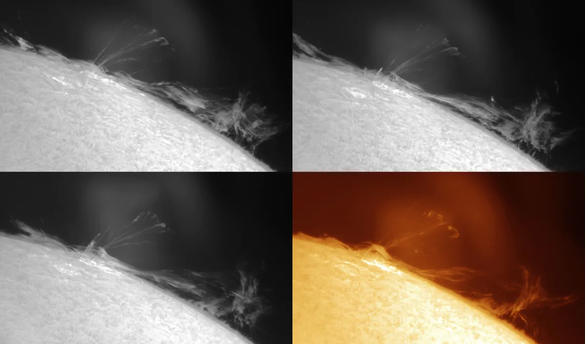 On the edge of the Sun - Eruptionen am Sonnenrand