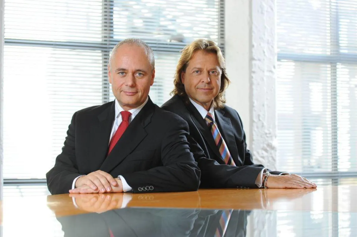 Geschäftsführende Gesellschafter der BGG (v.l.) Leon Dominitz und Heiner Prignitz.