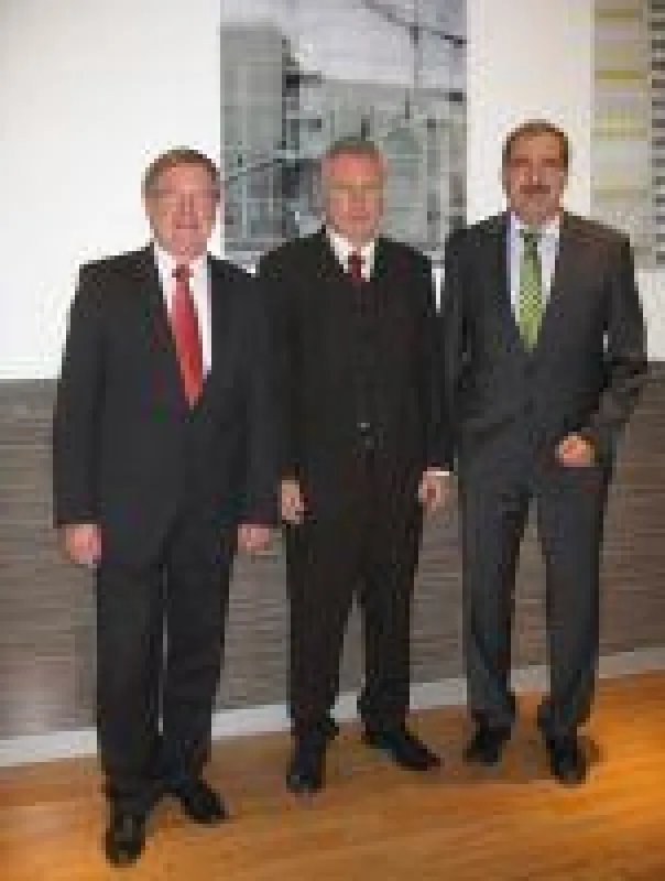 v.l.n.r.: Reinhard Genderka, Heinz Leymann, Lutz Zenker