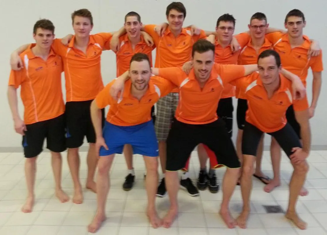 Die Herrenmannschaft der SG Rhein-Erft-Köln bei der DMS 2014, 2. Bundesliga