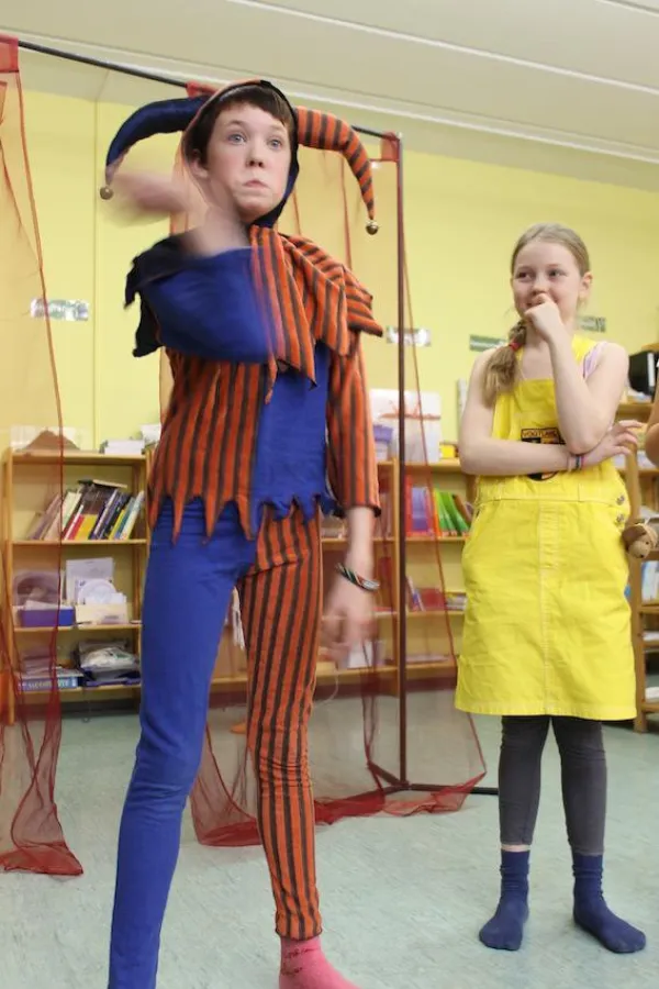 Der Harlekin begleitete die Story um Plawine und Caroline Neuber, die 