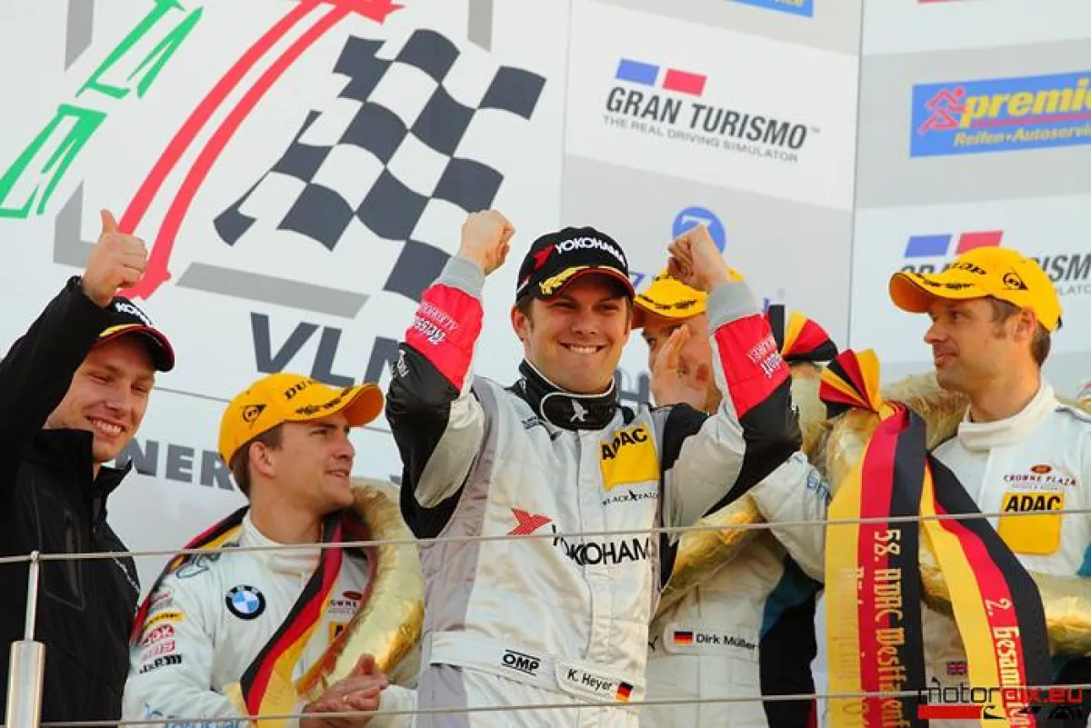 Podium für Kenneth Heyer, VLN Rennen Nürburgring