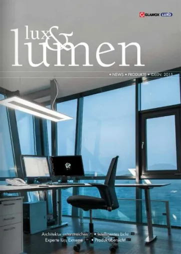 News, Produkte & Ideen im neuen Gesamtkatalog lux & lumen 2015 Bild: News, Produkte & Ideen im neuen Gesamtkatalog lux & lumen 2015