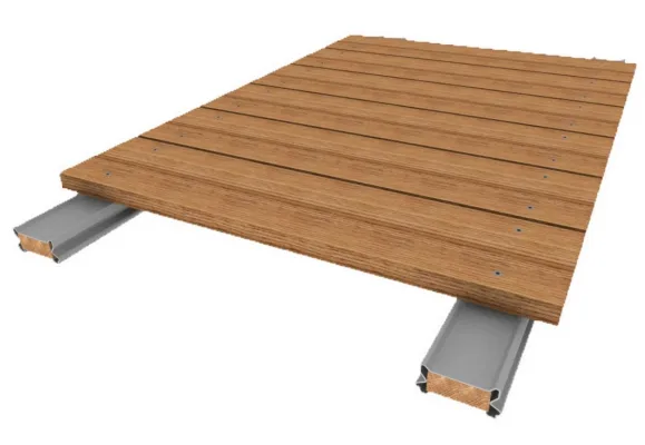 Bild: Symbiose aus Holz und Aluminium