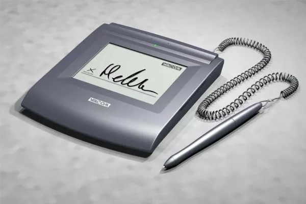 Bild: Neues Wacom-Tablett zur Unterschriftenerfassung begeistert