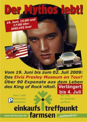 Bild: ELVIS lebt länger im einkaufs treffpunkt farmsen