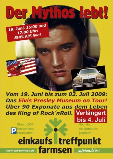 Bild: ELVIS lebt länger im einkaufs treffpunkt farmsen