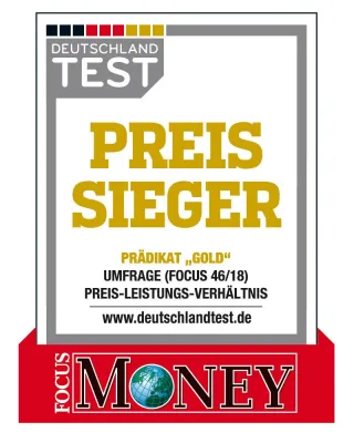 Bild: FOCUS Money ehrt RENSCH-HAUS als Preis-Sieger 2018 mit dem Prädikat „Gold“
