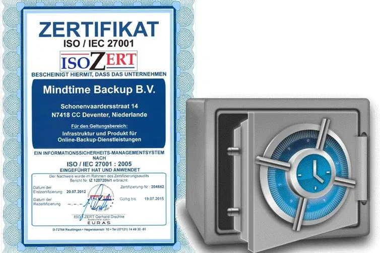 Bild: Mindtime Backup und DictaTeam - Bundesdatenschutzgesetz-konformer Online-Datensicherung