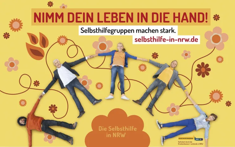 Bild: „Die Selbsthilfe in NRW“ als Begleiter in Bus und Bahn