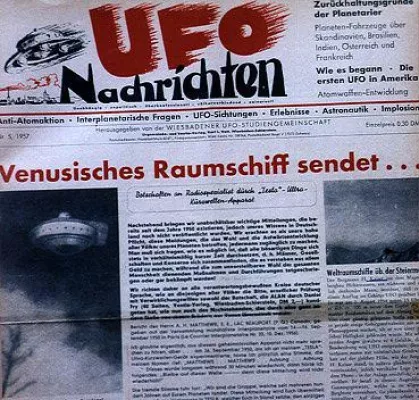 Bild: UFOs, Werner Walter und Hansjürgen Köhler: 1976 - Wie es bei CENAP ursprünglich anfing