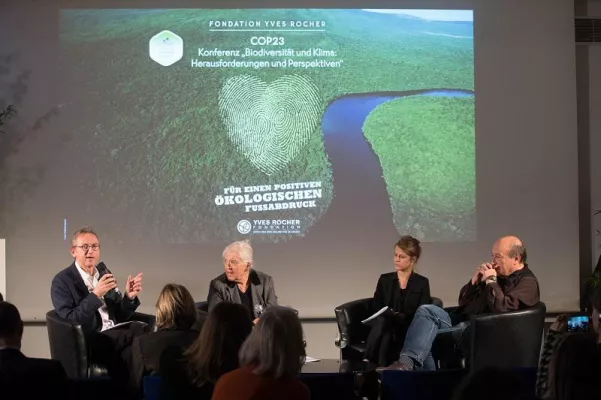 Bild: Die Umweltstiftung „Fondation Yves Rocher“ beim Cop23