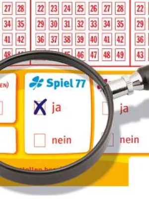 Bild: Das gab es seit fast zwei Jahren nicht mehr: Spiel 77-Jackpot am Samstag mit rd. 7 Mio. Euro gefüllt