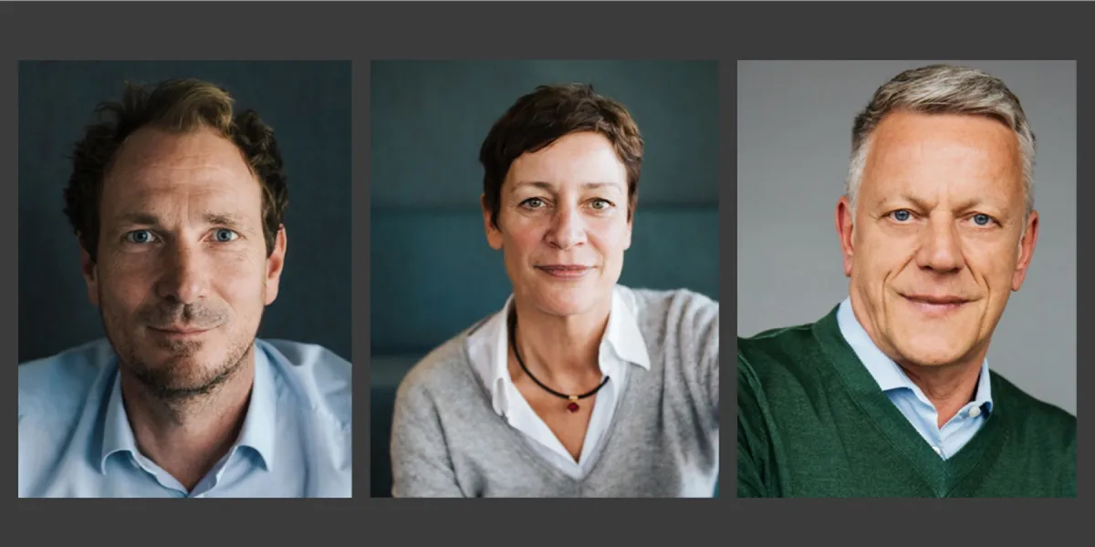 v.l.n.r. Alexander Gottein, Andrea Bandt, Peter Kraushaar (© ComTeam AG)