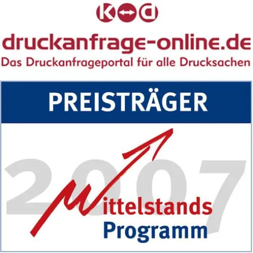 Druckanfrageportal druckanfrage-online.de erneut ausgezeichnet Bild: Druckanfrageportal druckanfrage-online.de erneut ausgezeichnet
