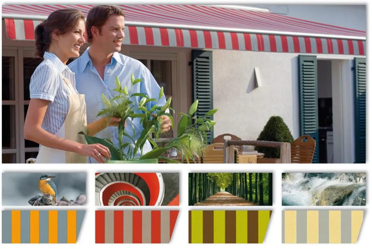 Die neue markilux Tuchkollektion 2008 orientiert sich an den fein ausdifferenzierten und harmonischen