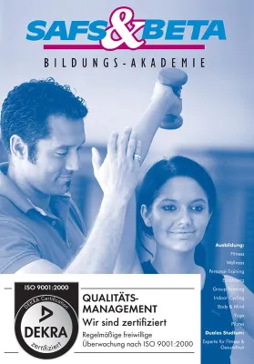 Bild: Qualitätssiegel ISO 9001:2008 für SAFS & BETA