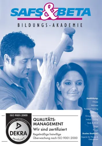 Qualitätssiegel ISO 9001:2008 für SAFS & BETA Bild: Qualitätssiegel ISO 9001:2008 für SAFS & BETA