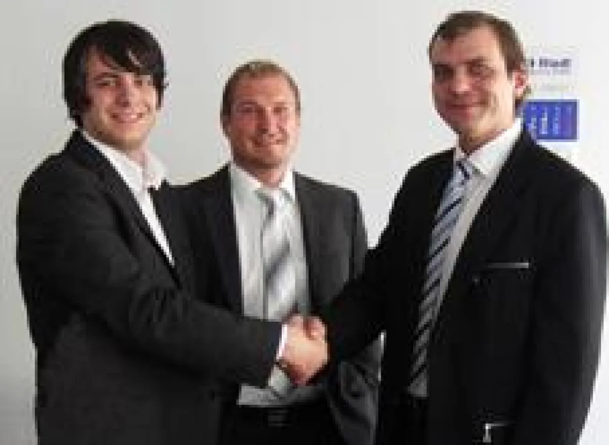 Holger Riedl, Robert Bayer und Alexander Hanauer