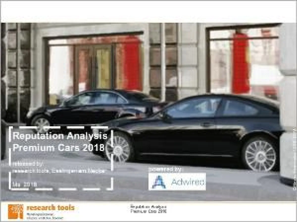 Reputation Analysis Premium Cars 2018