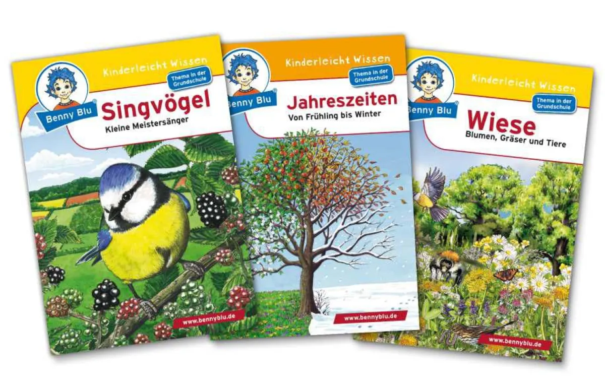 Benny Blu Lernbücher zum Thema Frühling