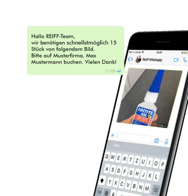 Bild: Neuer WhatsApp-Service erweitert E-Business-Leistungen von Reiff Technische Produkte
