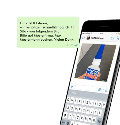 Bild: Neuer WhatsApp-Service erweitert E-Business-Leistungen von Reiff Technische Produkte