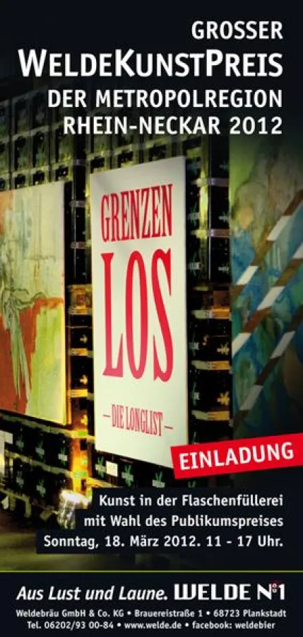 Kunst in der Flaschenfüllerei: Welde präsentiert