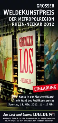 Bild: „GrenzenLos“ – der Große WeldeKunstpreis der Metropolregion Rhein-Neckar vereint die Szene