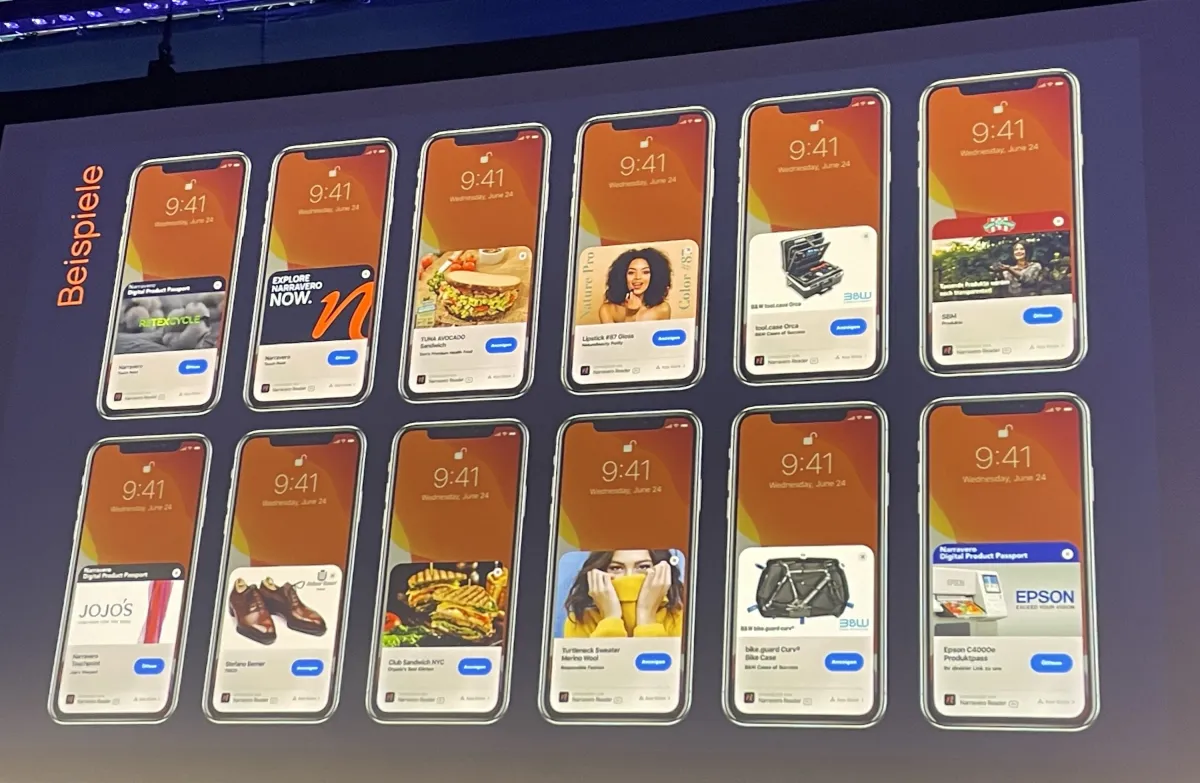Die Digitalen Produktpässe von Narravero (© Narravero GmbH)
