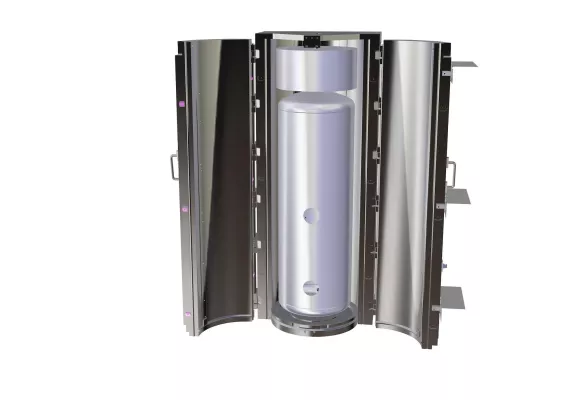 Bild: BBG: Ein Universalwerkzeug umschäumt bis zu 15 verschiedenen Wassertanks mit PUR