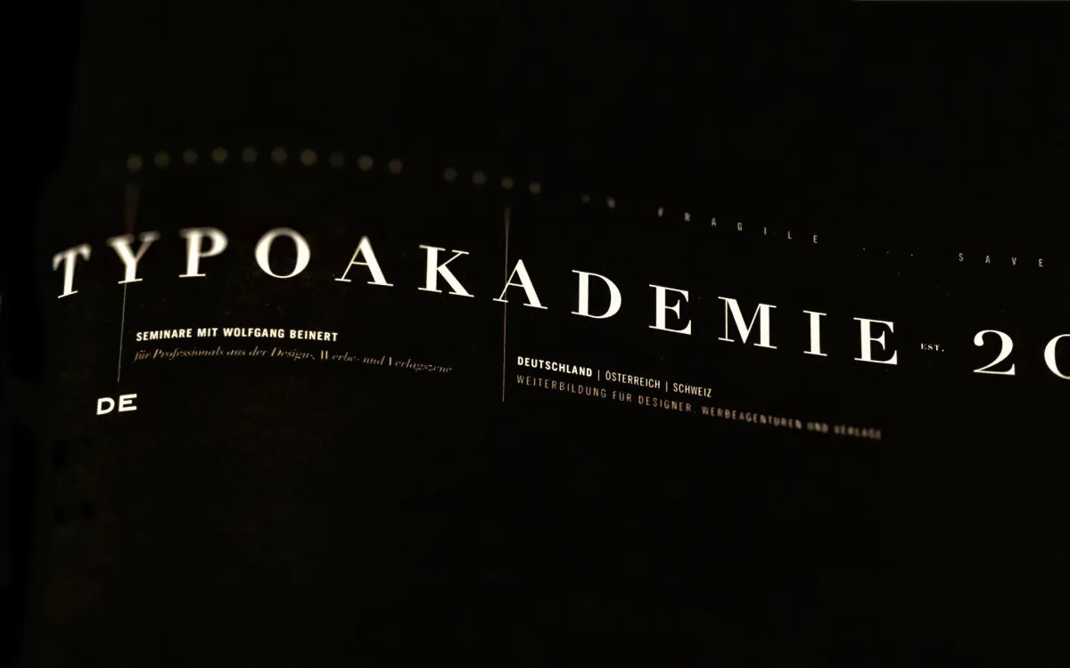 Berufliche Weiterbildung für die Design-, Werbe- und Medienbranche (© Typoakademie.de)