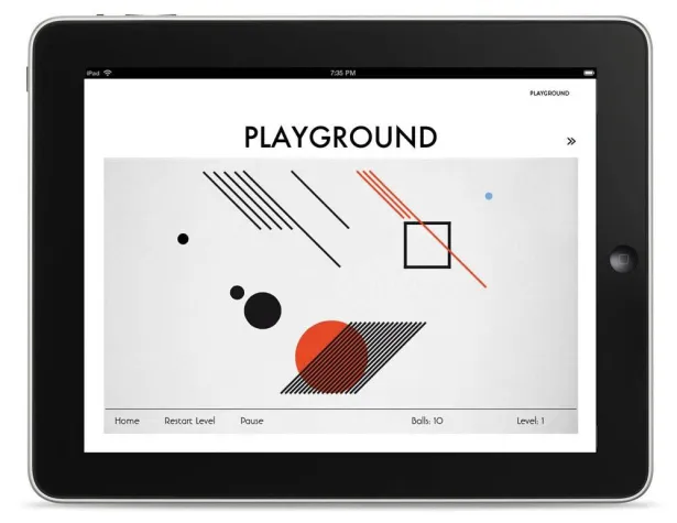 Bild: Nerdindustries entwickelt In-App-Game für das iPad Magazin GEE Display