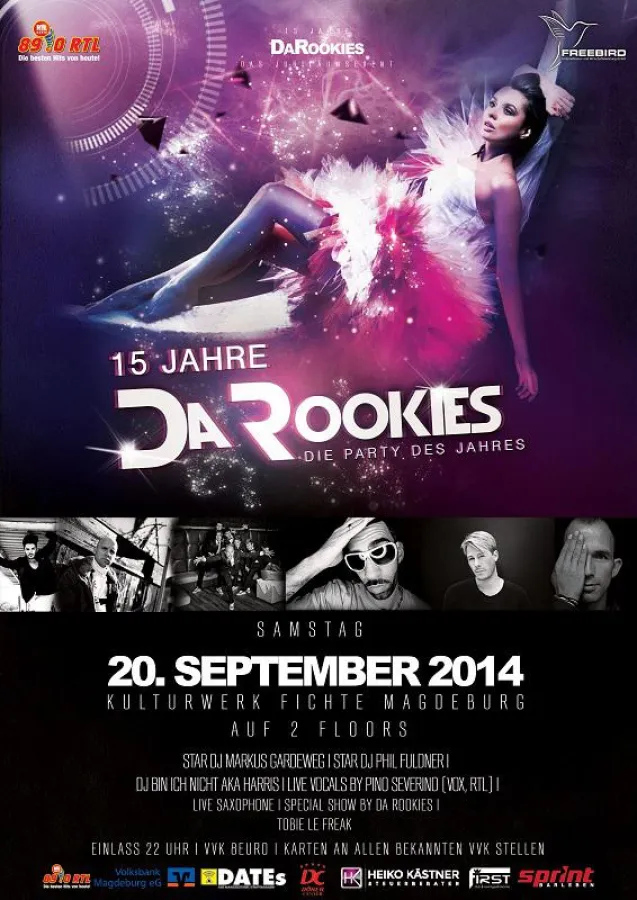 15 Jahre Da Rookies Festival – 20 September 2014 im Kulturwerk Fichte