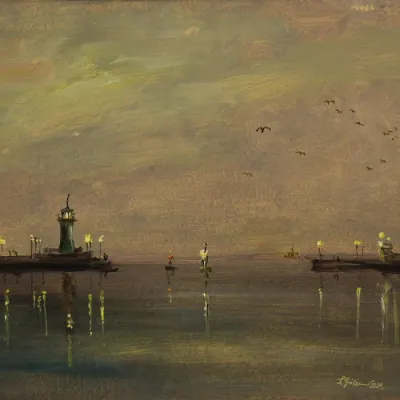 Bild: Zur Ausstellung "Ostsee" von Northing, Gröbner, Sommer, Springer und Klose bei art+form in Dresden
