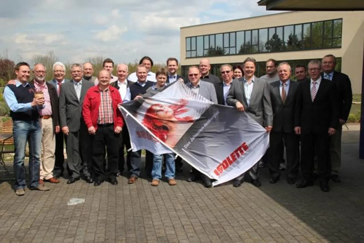 Die Teilnehmer der 21. Jahreshauptversammlung der ISOLETTE-Gruppe International in Geldern.