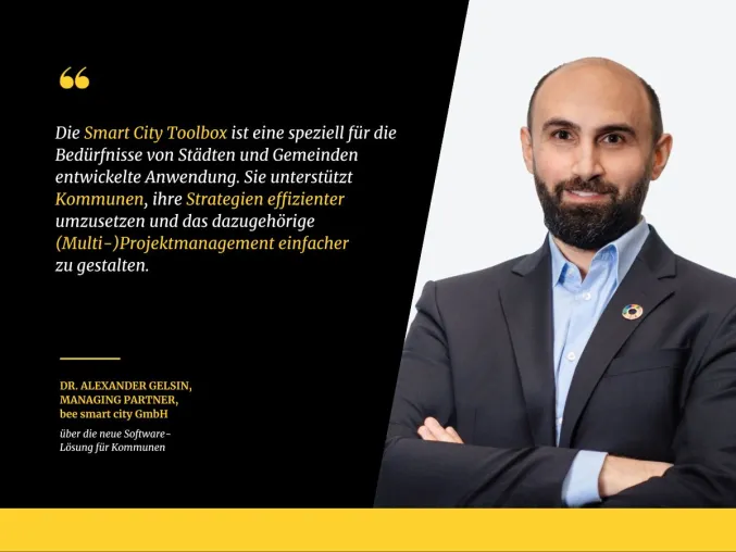 Bild: BEE SMART CITY STELLT SOFTWARE FÜR KOMMUNEN AUF SCCON IN BERLIN VOR