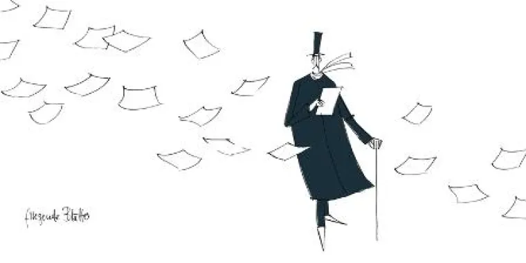 Bild: Fliegende Blätter - Illustrationen von Pascal Cloetta und Jan Erik Parlow