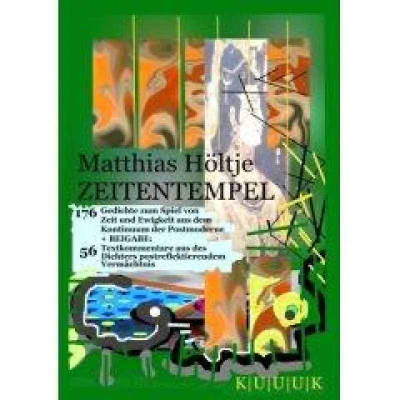 Das Cover des postmodernen Gedicht-Bandes ZEITENTEMPEL