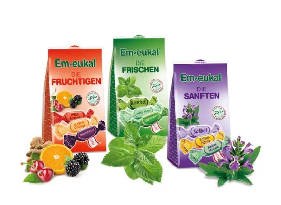Bild: Genussvolle Augenblicke – die Em-eukal® Momente verwöhnen sanft, frisch oder fruchtig