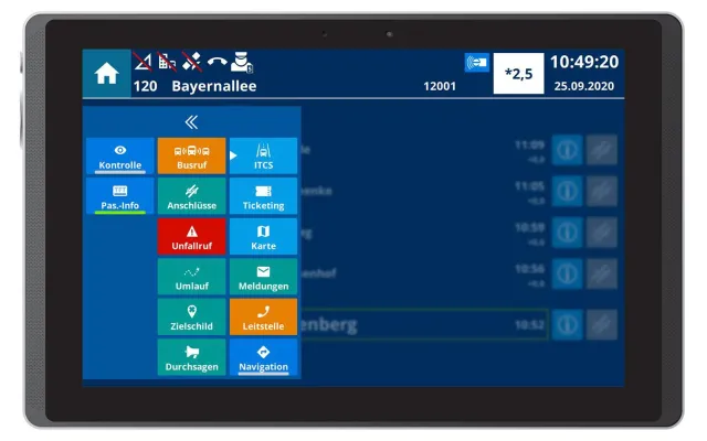Bild: IVU: Neues Bordrechnersystem für Android-Tablets