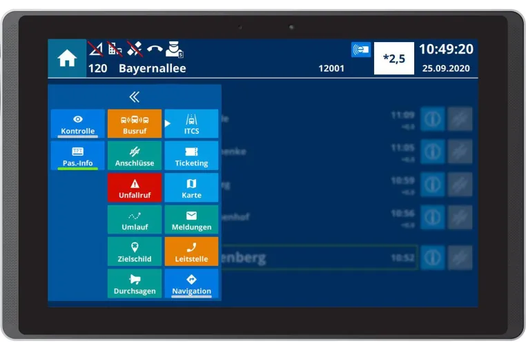 IVU: Neues Bordrechnersystem für Android-Tablets Bild: IVU: Neues Bordrechnersystem für Android-Tablets