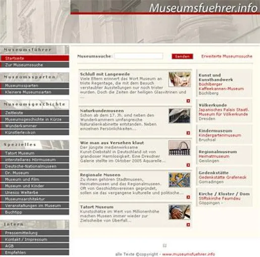 Bild: Staunen, Anfassen, Mitmachen, lernen - Museen in ganz Deutschland auf Museumsfuehrer.info